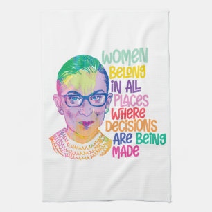 Linge De Cuisine Ruth Bader Ginsburg Femmes Dans Tous Les Endroits