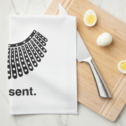 Linge De Cuisine Ruth Bader Ginsburg I Disidence RBG Coller (Quart Plié)