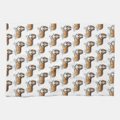 Linge De Cuisine Sable Rough Collie Joli Motif de dessin (Horizontal)