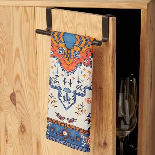 Linge De Cuisine Sables du temps : Patrimoine Boho Art marocain (Pliage en tiers)