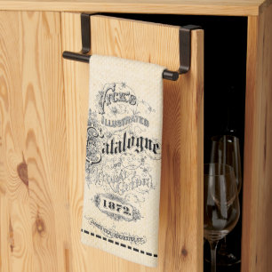 Linge De Cuisine Sac en toile de catalogue ancien