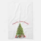 Linge De Cuisine Sacoche de Noël avec os de Sucre de canne (Vertical)