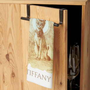 Linge De Cuisine Sacré chat royal égyptien personnalisé