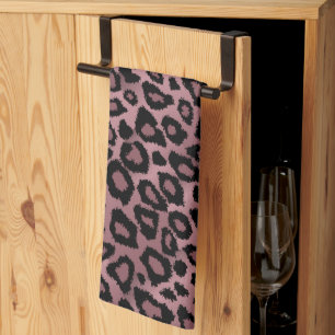 Linge De Cuisine Safari Dusty Rose Leopard Poster de animal
