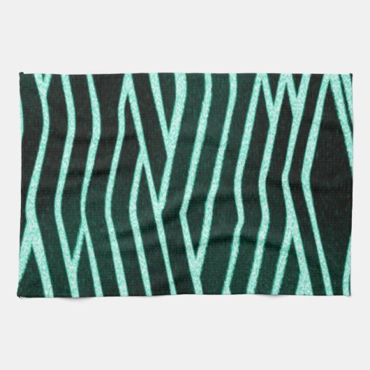 Linge De Cuisine Safari vert (Horizontal)