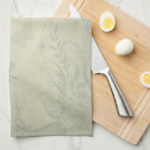 Linge De Cuisine Sage Vert Vintage (Quart Plié)