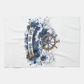 Linge De Cuisine "Sail the Unknown" - Conception inspirée par le na (Horizontal)