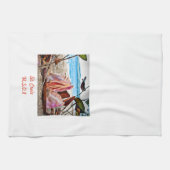 Linge De Cuisine Sailboat Conch Shell Tea Towne  (Horizontal)