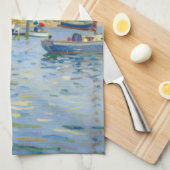 Linge De Cuisine Sailboats Impressionism New England (Quart Plié)