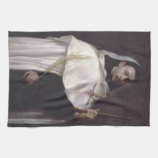 Linge De Cuisine Saint Ange de Jérusalem Martyr et Prêcheur (Horizontal)