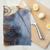 Linge De Cuisine Saint Bernard Christmas Festive (Quart Plié)