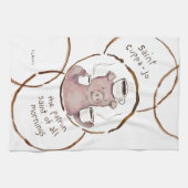 Linge De Cuisine Saint Cuppa Jo Absurdi-tea towel (Horizontal)