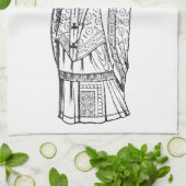 Linge De Cuisine Saint Deiniol Abbé et Évêque (Plié)