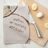 Linge De Cuisine Saint Espresso Absurdi-tea towel (Quart Plié)