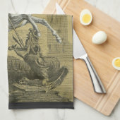 Linge De Cuisine Saint George Patron d'Angleterre (Quart Plié)