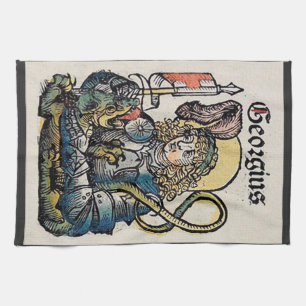 Linge De Cuisine Saint George Patron d'Angleterre