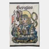 Linge De Cuisine Saint George Patron d'Angleterre (Vertical)