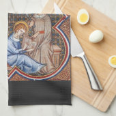 Linge De Cuisine Saint-Louis IX de France (Quart Plié)