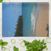 Linge De Cuisine Saint Lucia Beach Paysage tropical (Plié)