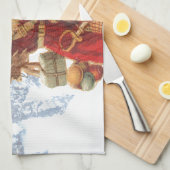 Linge De Cuisine Saint Nicholas de Noël 4 (Quart Plié)