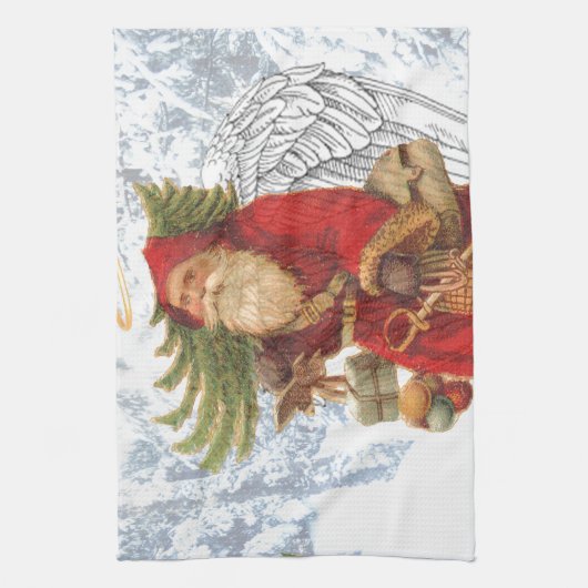 Linge De Cuisine Saint Nicholas de Noël 4 (Vertical)