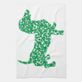 Linge De Cuisine Saint Patrick's Day Dachshund (Vertical)