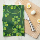 Linge De Cuisine Saint Patrick's Day Shamrock Plaid (Quart Plié)