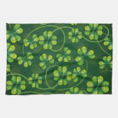 Linge De Cuisine Saint Patrick's Day Shamrock Plaid (Horizontal)