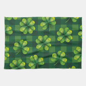 Linge De Cuisine Saint Patrick's Day Shamrock Plaid (Horizontal)