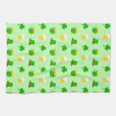 Linge De Cuisine Saint Patrick's Day Shamrock Pot of Gold Celtic Kn (Horizontal)