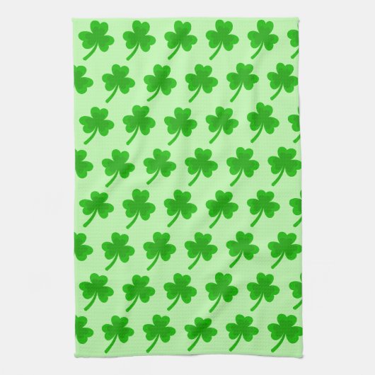 Linge De Cuisine Saint Patrick's Day Shamrock Pot of Gold Celtic Kn (Vertical)