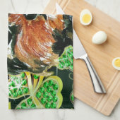 LINGE DE CUISINE SAINT PATTY YORKIE POO (Quart Plié)