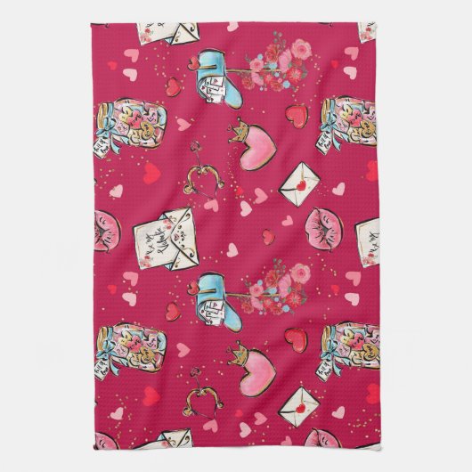 Linge De Cuisine Saint-Valentin (Vertical)