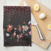 Linge De Cuisine Saint-Valentin (Quart Plié)