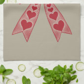 Linge De Cuisine Saint Valentin Coeur Coquette arc Retro Valentine (Plié)