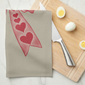 Linge De Cuisine Saint Valentin Coeur Coquette arc Retro Valentine (Quart Plié)