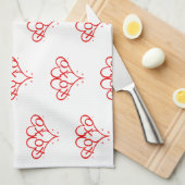 Linge De Cuisine Saint Valentin fête de l'amour (Quart Plié)