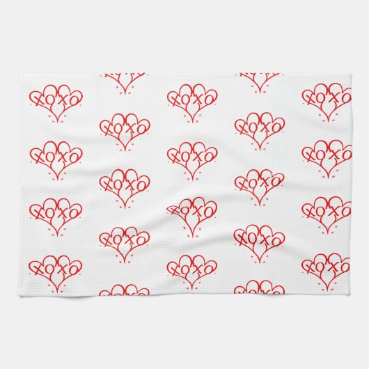Linge De Cuisine Saint Valentin fête de l'amour (Horizontal)