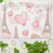 Linge De Cuisine Saint-Valentin Romance Parisienne (Plié)