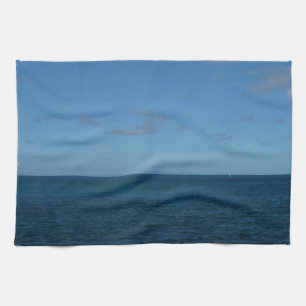 Linge De Cuisine Sainte-Lucie Horizon Océan Bleu