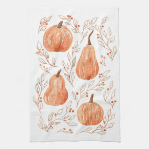 Linge De Cuisine Saison citrouille
