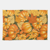 Linge De Cuisine Saison d'automne Halloween Citrouille Motif (Horizontal)