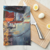 Linge De Cuisine Saison de Noël du Terrier écossais (Quart Plié)