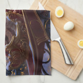 Linge De Cuisine Saison de Noël Golden Retriever (Quart Plié)