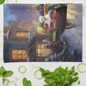 Linge De Cuisine Saison de Noël maltaise (Plié)