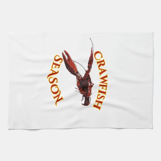 Linge De Cuisine Saison des écrevisses (Horizontal)