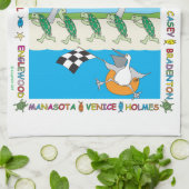 Linge De Cuisine Saison des tortues (Plié)