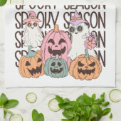Linge De Cuisine Saison Éffrayante d'Halloween (Plié)