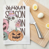 Linge De Cuisine Saison Éffrayante d'Halloween (Quart Plié)