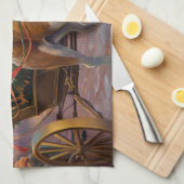 Linge De Cuisine Saison festive de Noël beagle (Quart Plié)